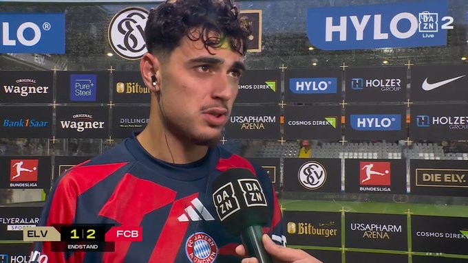 Pavlovic sobre assistência: "Às vezes avanço para a área quando Kimmich me cobre"