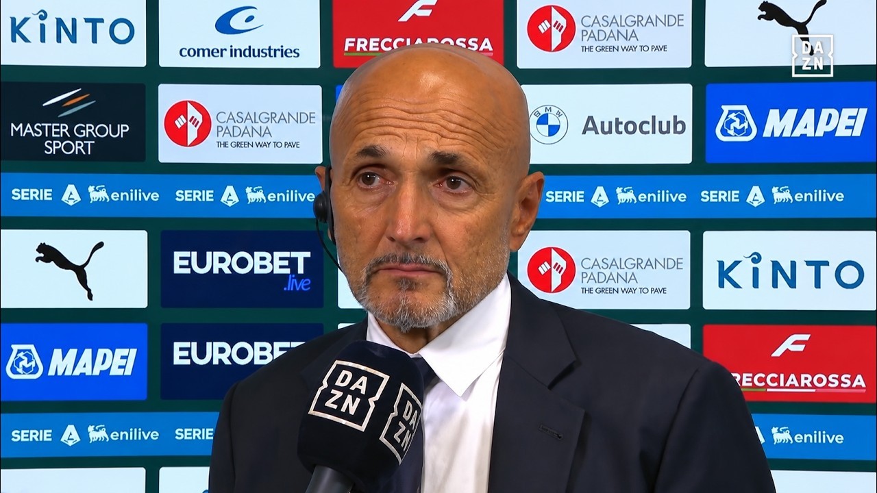 Spalletti: Derrota no fim é culpa nossa, mas nasceu do desejo de vencer no último minuto