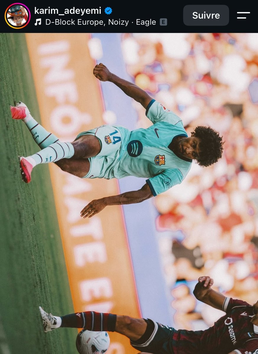 Adeyemi marca novamente pelo Barcelona, e esposa comenta: "140 milhões"