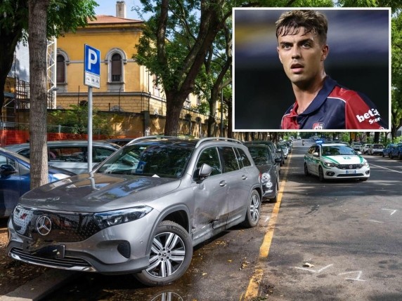 Il figlio di Maldini, Daniel, ha un incidente stradale con alcool e droga nel sangue: tasso alcolemico quasi il doppio del limite legale