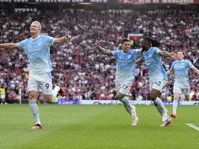 Man City Jadi Tamu Pertama yang Menang 10 Kali di Old Trafford