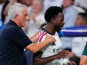 Mourinho wants to see 'best version' of Vinicius