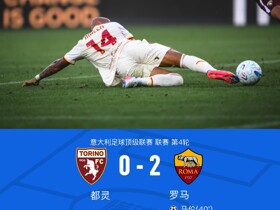 罗马2-0都灵，马伦破门，皮西利建功