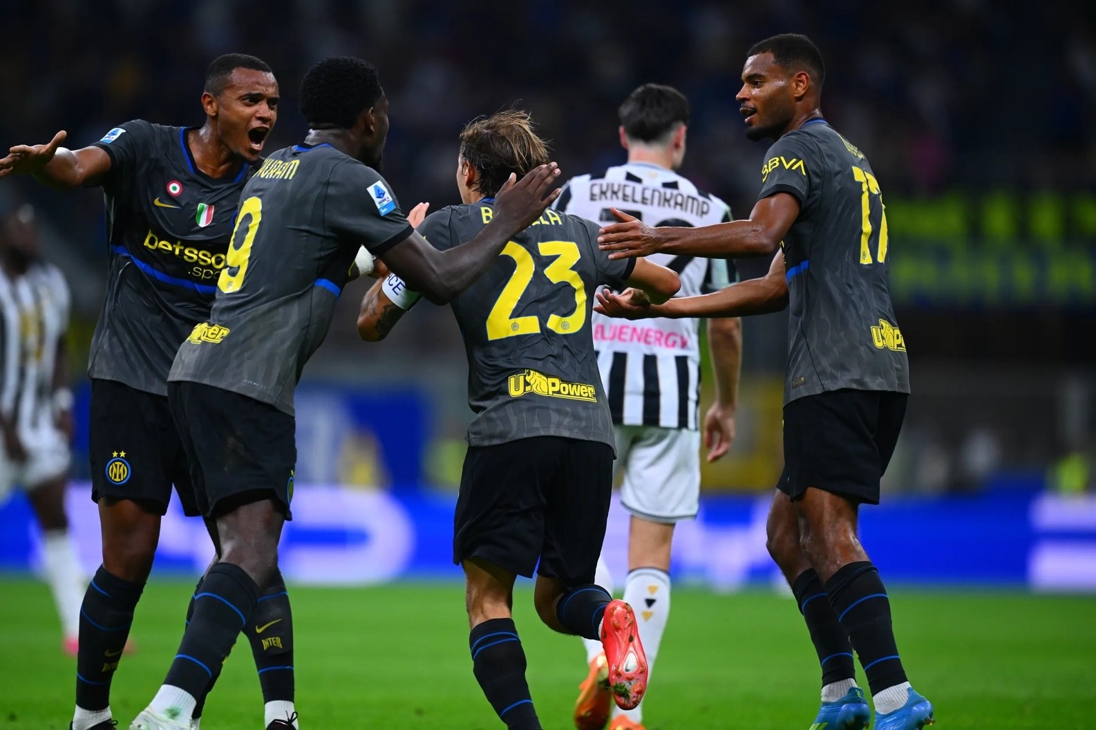Inter erzielte 13 Tore und kassierte 6 Gegentore, die zweimeisten in der oberen Tabellenhälfte