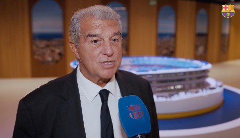 Laporta: Agradecemos a la UEFA su confianza, esto demuestra la magnitud y ambición del proyecto del Camp Nou
