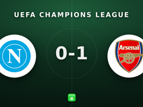 Champions League: Napoli 0-1 Arsenal — Martin Ødegaard decisive goal