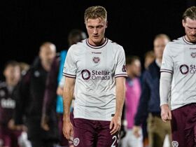 Falkirk 2-1 Hearts: Owen Eames' winner hands hosts first league win of the season