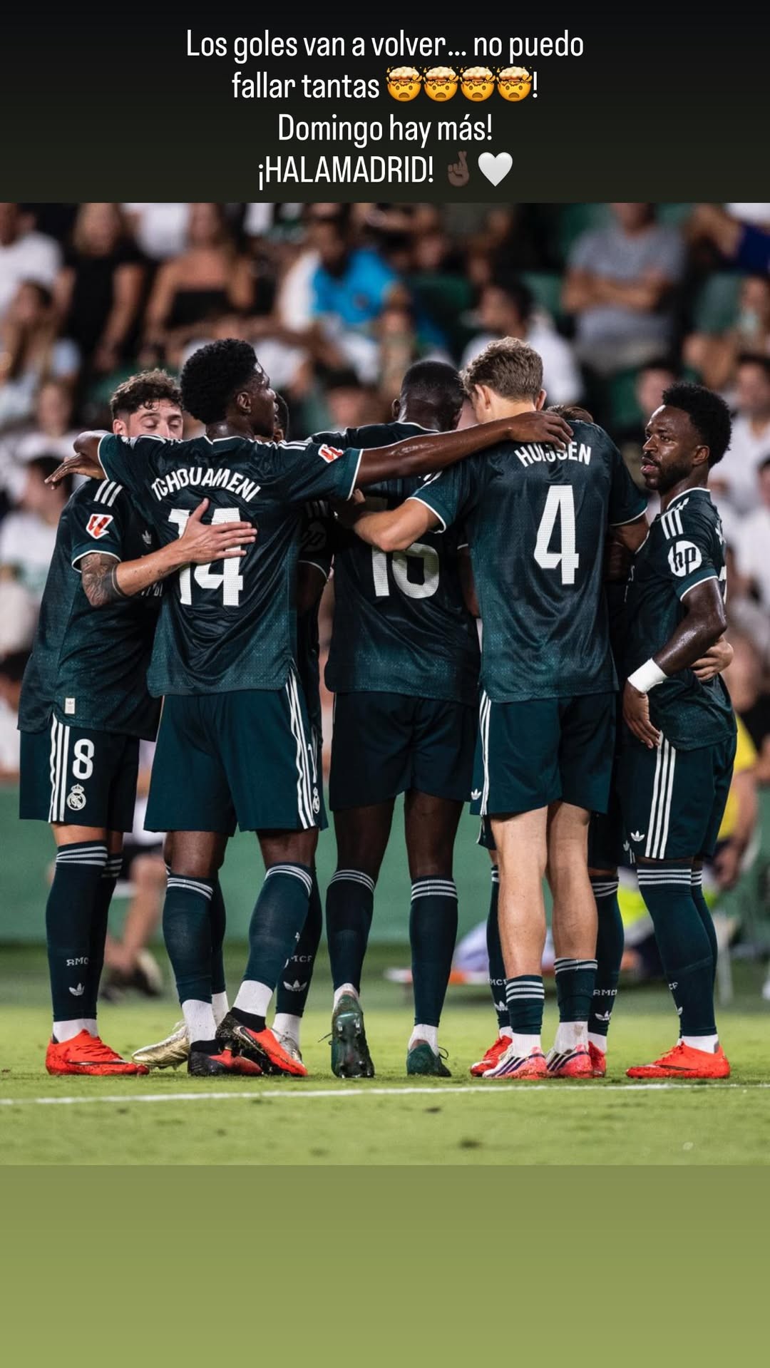 Vinicius nach dem Elche-Spiel: Die Tore werden zurückkommen, darf nicht mehr so viele Chancen vergeben