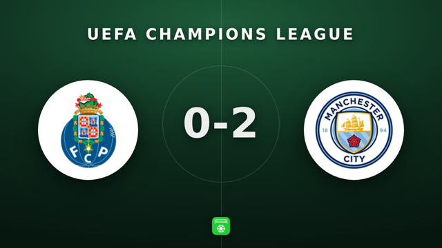 Champions League: Porto 0-2 Man City — Haaland brace, Diogo Costa 8 saves