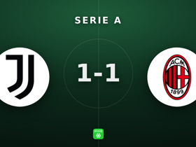 Serie A : Juventus 1-1 Milan — les deux clubs se neutralisent (J3)