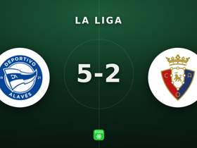 La Liga: Alavés 5-2 Osasuna — Lucas Boyé hat-trick leads rout