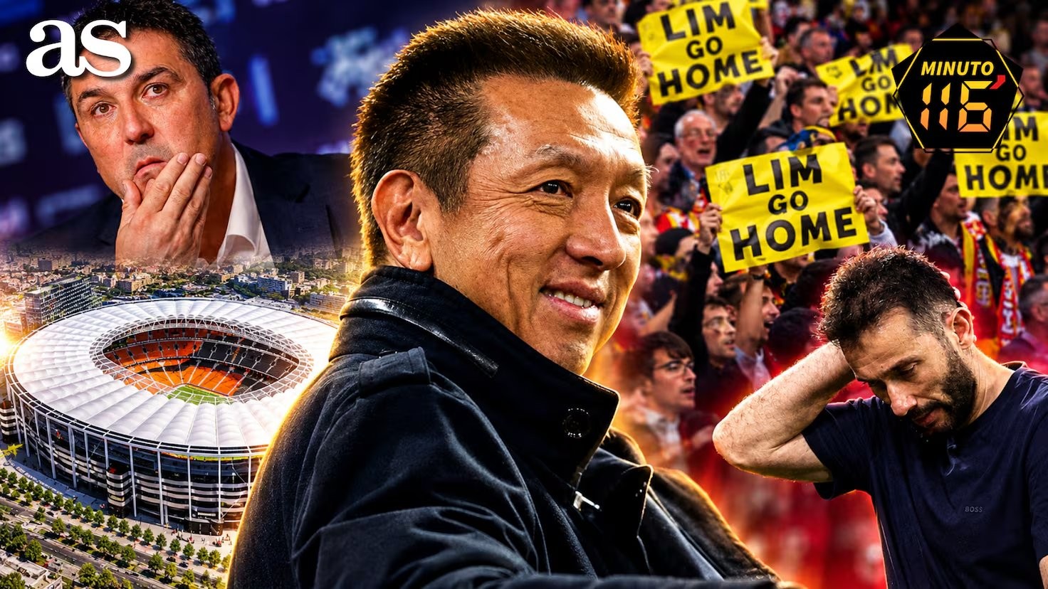 El infierno del Valencia con Peter Lim: una travesía en el desierto de 7 años, 39M despilfarrados y 14 entrena