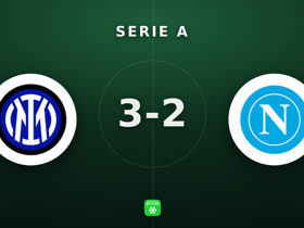 Serie A: Inter 3-2 Napoli — five-goal battle decided in Milan