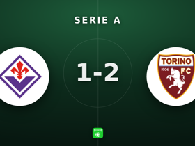 Serie A: Fiorentina 1-2 Torino — Mandragora 11 long balls, 1 goal