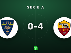 Serie A : Lecce 0-4 Roma — Donyell Malen auteur d'un doublé
