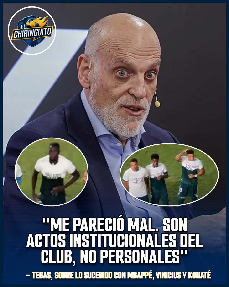 Tebas critica Mbappé, Vinicius e Konaté per aver coperto il logo di Ceuta