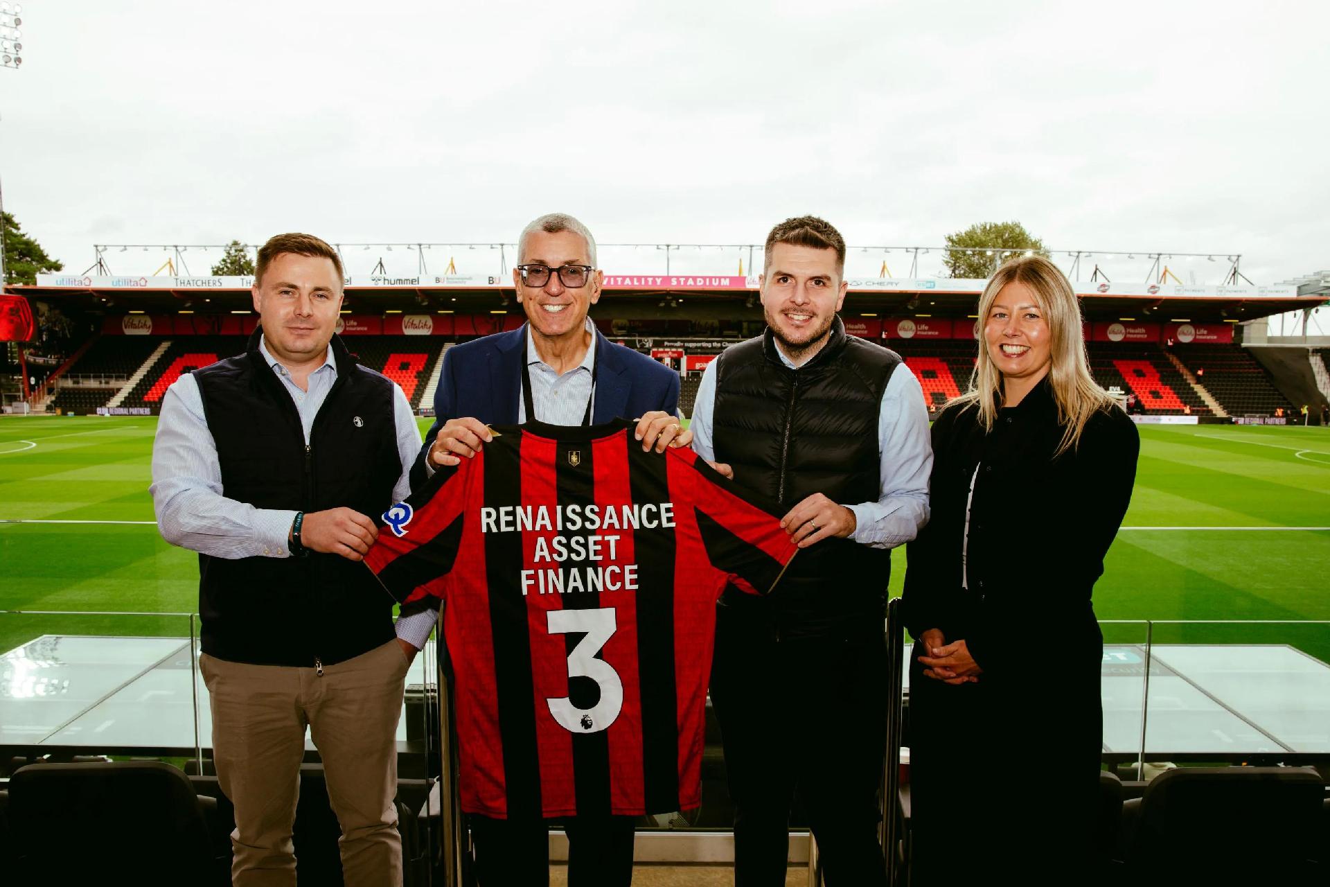 Offiziell: Bournemouth verlängert Partnerschaft mit Renaissance Asset Finance bis 2028/29
