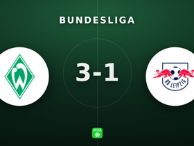 Bundesliga: Bremen 3-1 Leipzig — Grüll named Player of the Match