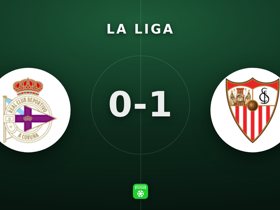 La Liga: La Coruña 0-1 Sevilla — Vlachodimos rated 8.3