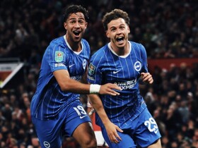 Man Utd 2-3 Brighton: Carrick's side suffer comeback and eliminated from EFL Cup