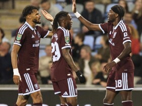Coventry City 1-3 Aston Villa: Abraham scores double to secure qualification