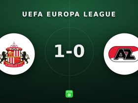 Europa League: Sunderland 1-0 AZ — Enzo Le Fée scores the winner