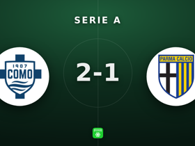 Serie A: Como 2-1 Parma — hosts turn it around with second-half winner