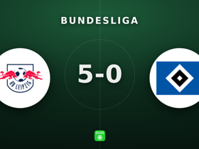 Bundesliga: Leipzig 5-0 Hamburg — Antonio Nusa 1 goal, 2 assists, rated 9.2