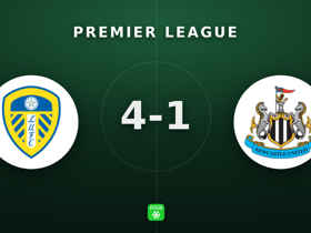 Premier League: Leeds 4-1 Newcastle — Calvert-Lewin 1 goal, 1 assist dominance