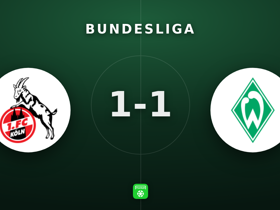 Bundesliga: Köln 1-1 Bremen — Linton Maina's goal and 3 crosses earn MOTM
