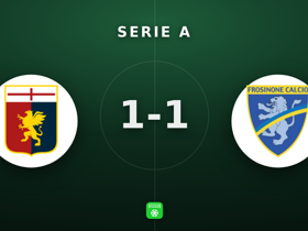 Serie A: Genoa 1-1 Frosinone — Kvernadze 6 key passes & goal