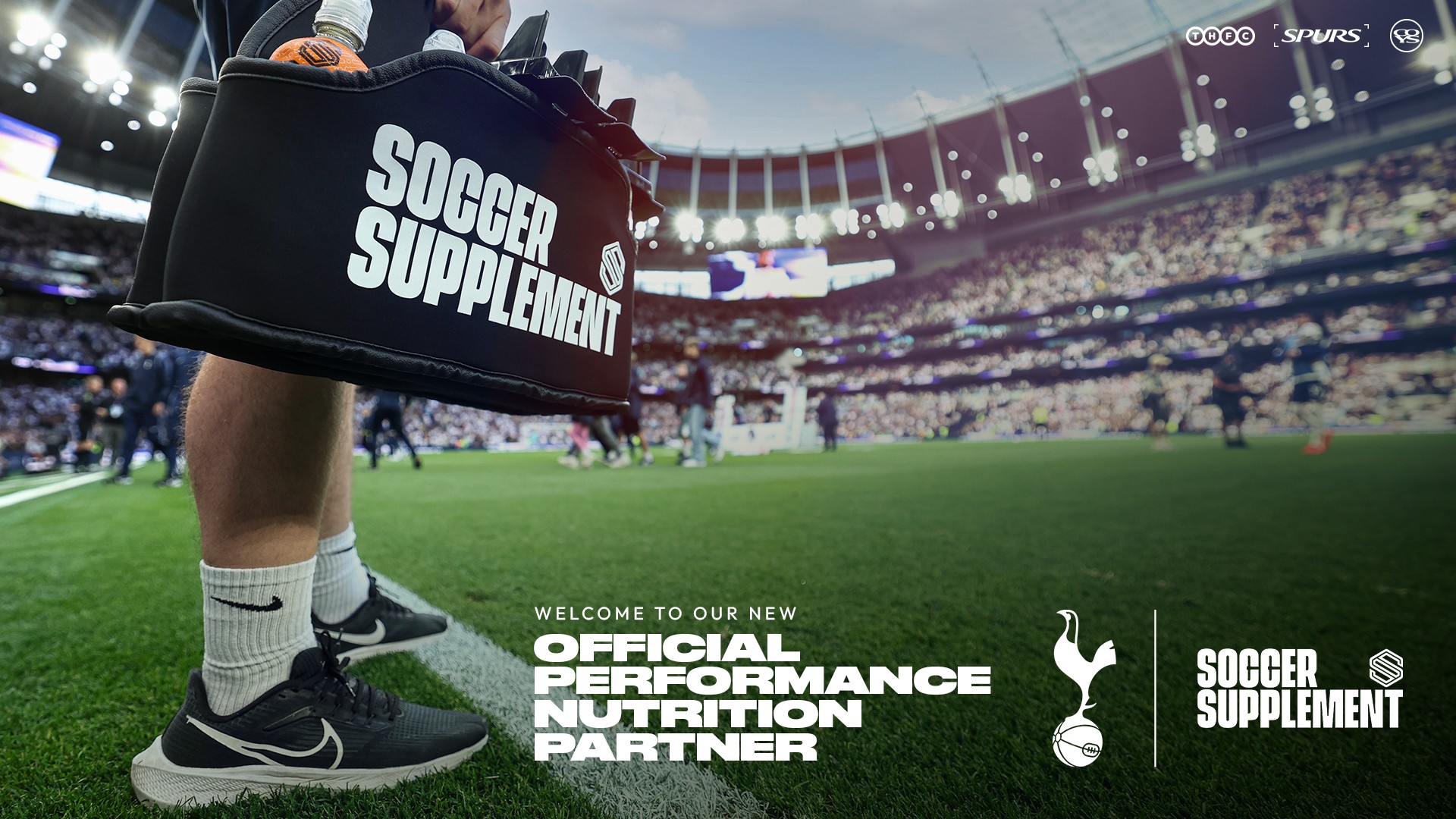 Tottenham thông báo: Soccer Supplement trở thành đối tác dinh dưỡng chính thức trong ba năm