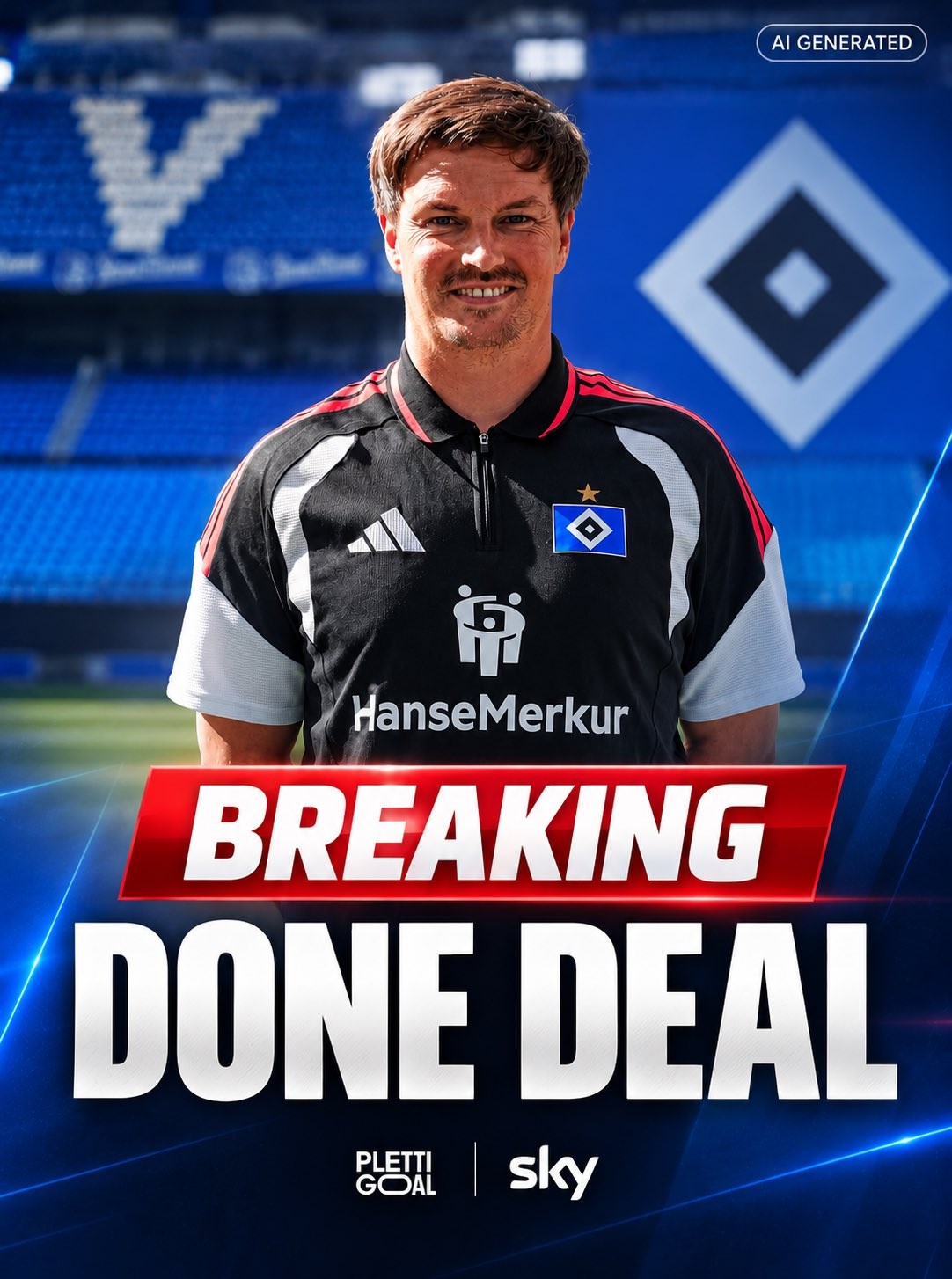 Sky Alemanha: Hamburg e treinador Polzin chegam a acordo total por renovação