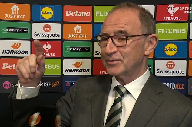 L'allenatore del Celtic O'Neill rifiuta di spiegare le scelte tattiche a una giornalista, criticato per arroganza