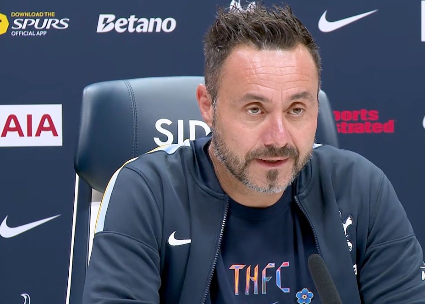 De Zerbi: Jugar contra el Aston Villa es difícil; Porro, Tonali y Maddison están disponibles