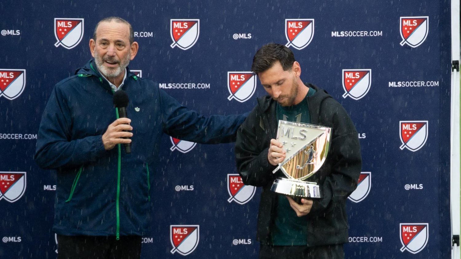 AP: Messi discutió acaloradamente con el comisionado de la MLS después de ganar la Leagues Cup