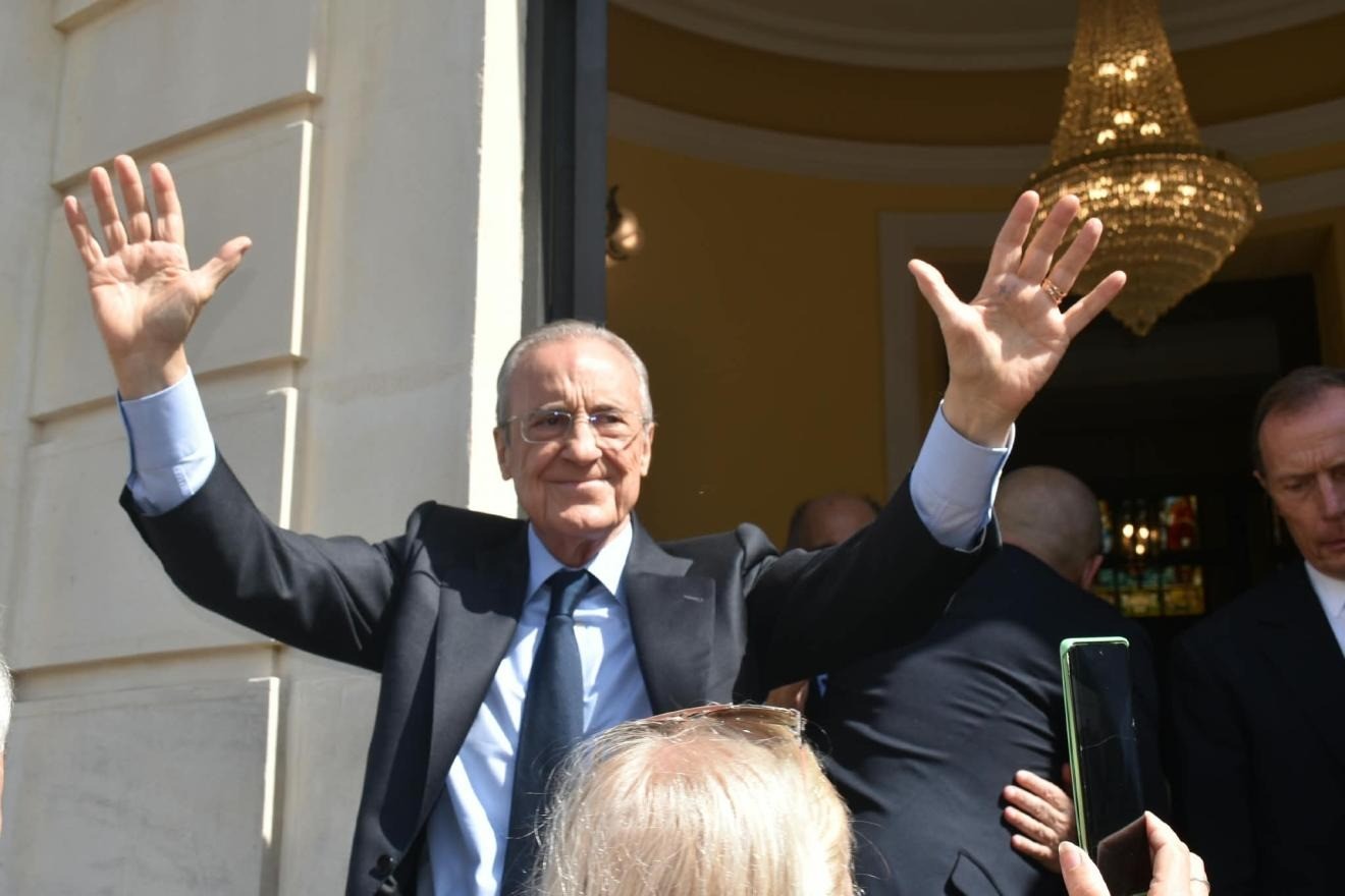 Marca: Florentino Pérez ha visitato Ceuta, accolto calorosamente dalla popolazione locale