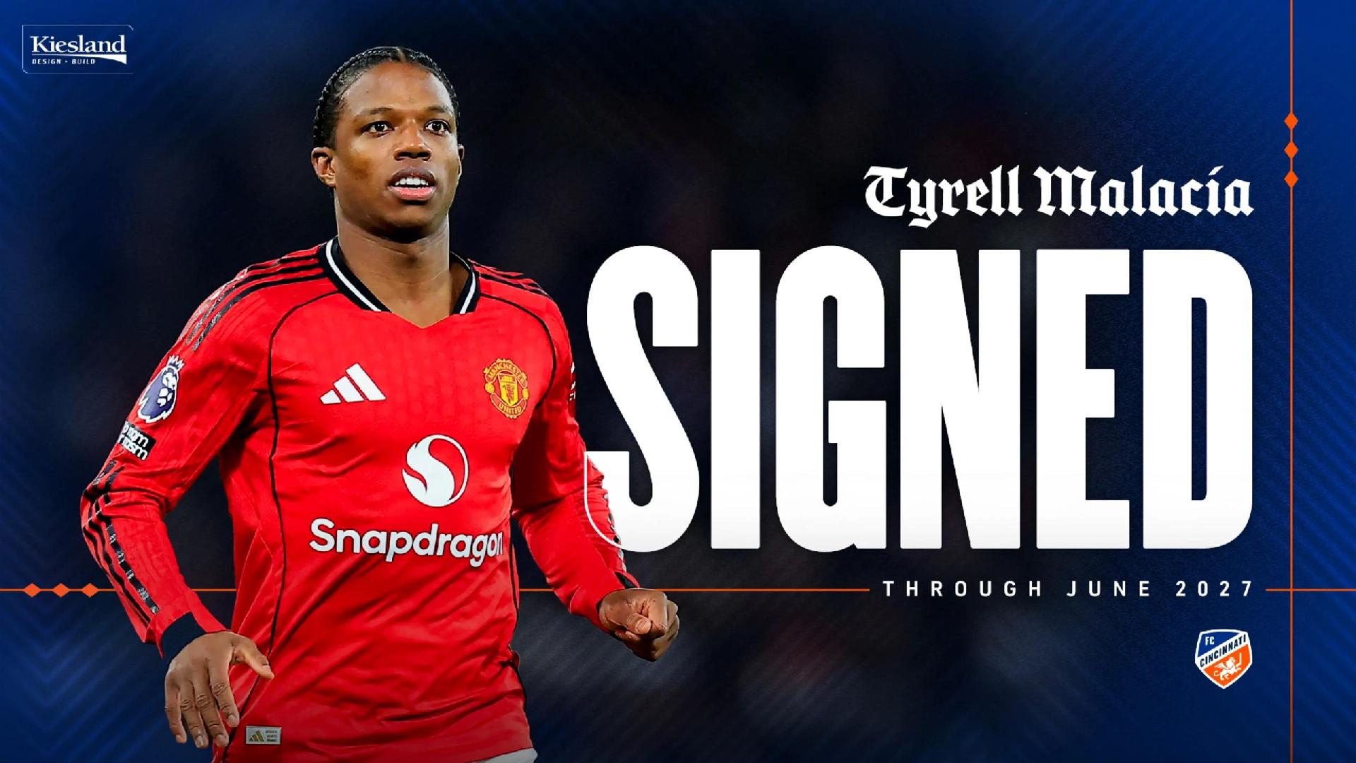 Officiel : Le défenseur néerlandais Tyrell Malacia rejoint le FC Cincinnati avec un contrat de 3 ans