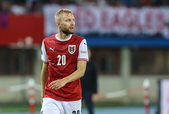 Officiel Autriche : Laimer, légèrement blessé à l'adducteur, manquera les deux premiers matchs de la Ligue des Nations