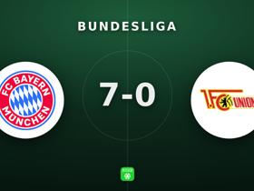 Bundesliga: Bayern München 7-0 Union Berlin — Seven unanswered goals