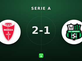 Serie A: Monza 2-1 Sassuolo — remontada local en la jornada 5