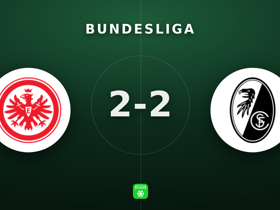 Bundesliga: Frankfurt 2-2 Freiburg — Scherhant, 1 but et 1 passe décisive