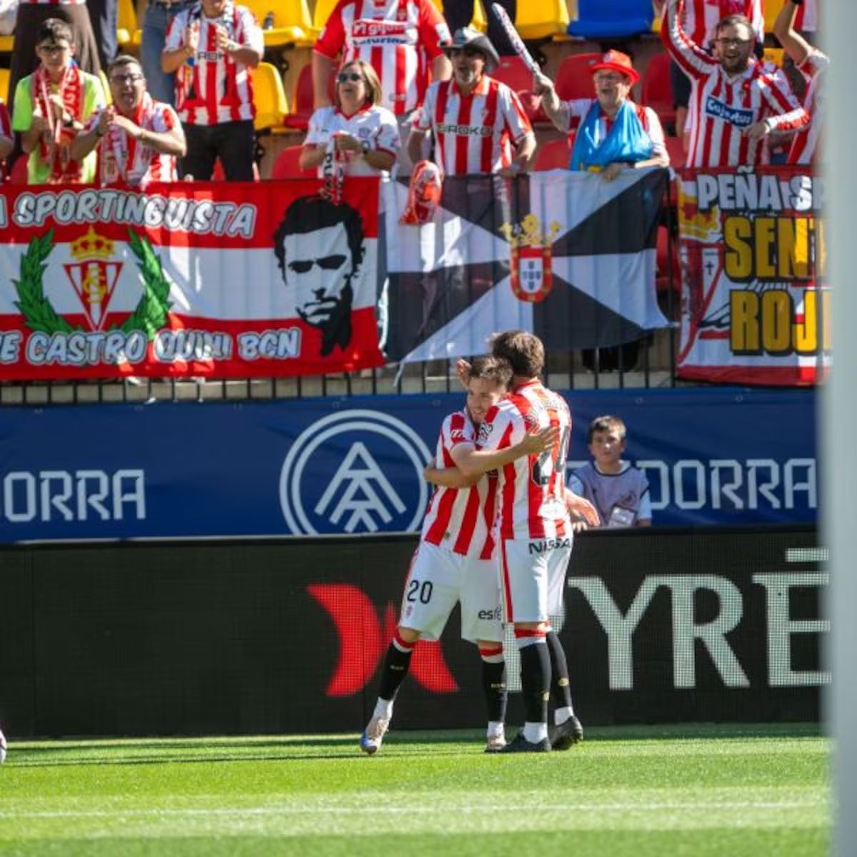 El Sporting revive hundiendo al Andorra