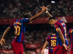 Sevilla 1-3 Barcelona: Barça duo lead visitors to a comeback win as Raphinha scores HAT-TRICK
