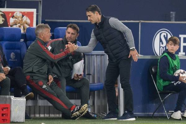 Niko Kovač nach dem Tod von Ex-Co-Trainer Hermann sichtlich erschüttert