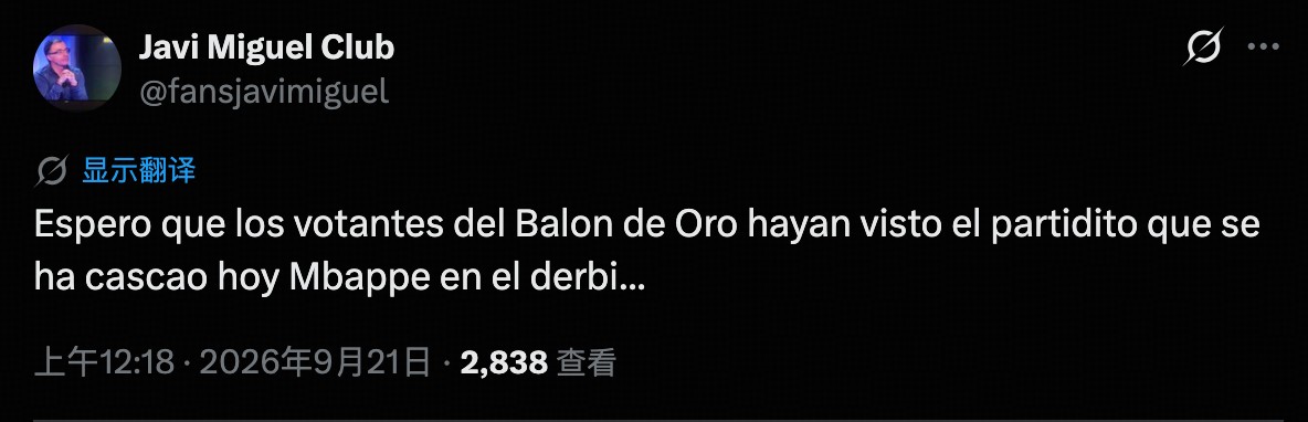 Phóng viên AS: Hy vọng ban giám khảo Quả bóng Vàng thấy màn trình diễn của Mbappe trong trận derby Madrid