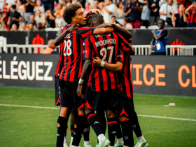 Nice 2-1 Lille: Amoura helps Nice conquer their opponent at home