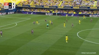 Descanso: Villarreal 1-1 Levante, Ayoze Pérez abre el marcador pero Iván Romero emata con un golazo