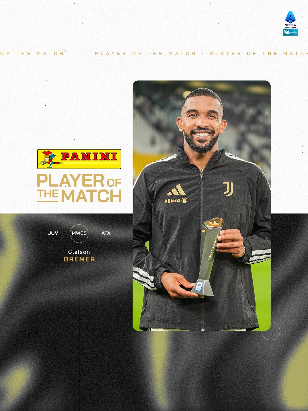 Bremer, homme du match de Juventus-Atalanta avec un but et une solide performance défensive