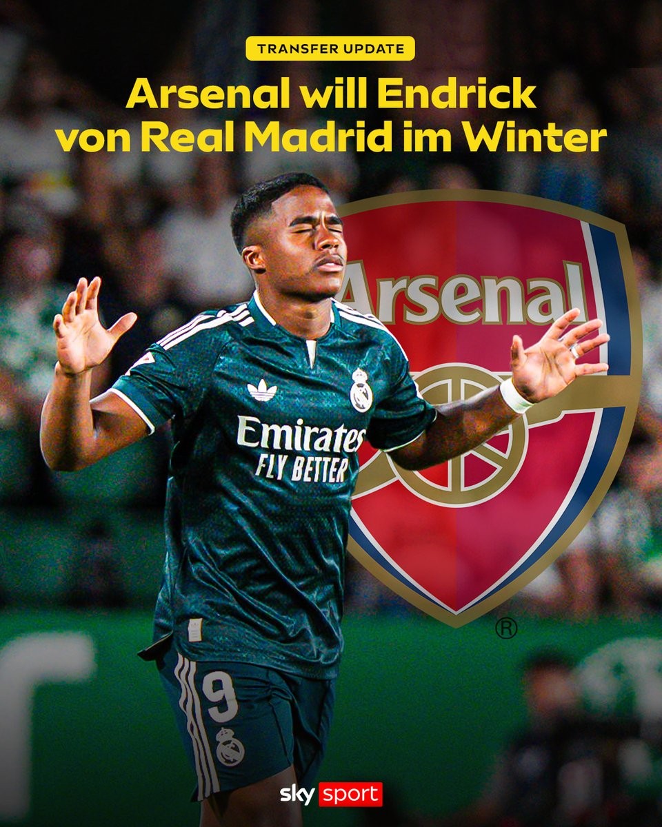 Sky Germany: Arsenal quan tâm Endrick, có thể hành động trong kỳ chuyển nhượng mùa đông